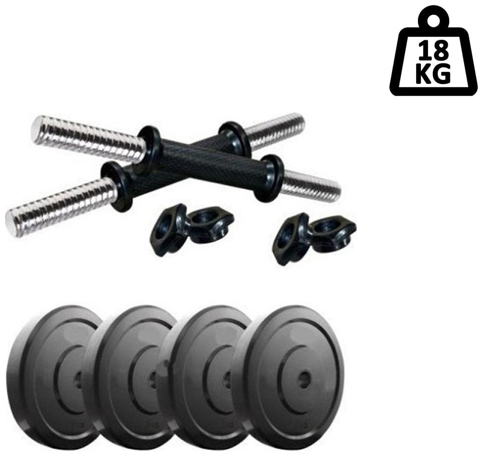 

Muskular 8 kg PVC DUMBELLS SETS PVC PLATES DUMBELLS RODS