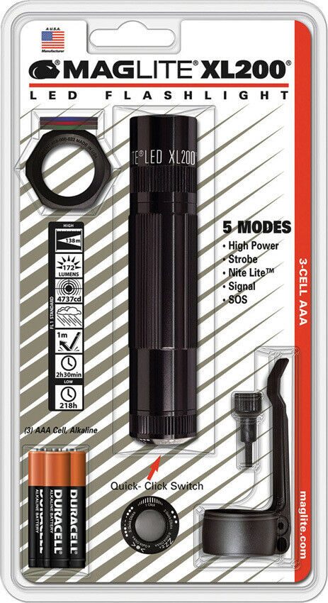 

New Mag-Lite XL200 LED Tac Pac Flashlight ML66372