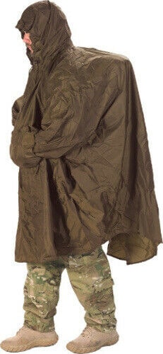 

NIB Snugpak Patrol Poncho Coyote Knife 92295 Over the head design Des