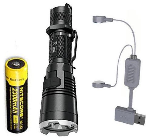 

Nitecore MH27 Rechargeable Flashlight 1000Lm w NL183 Battery A1 Charger