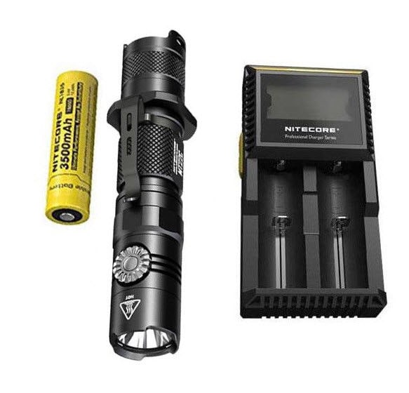 

Nitecore MT22C -1000 Lumen Flashlight w NL1835 Battery D2 Charger