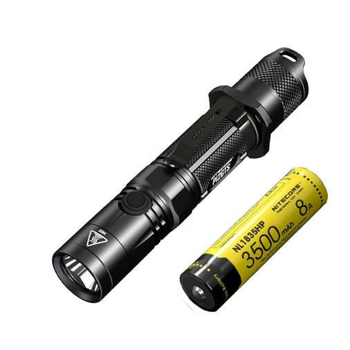 

Nitecore P12GTS Flashlight -XHP35 HD LED -1800 Lumens w NL1835HP 18650 Battery