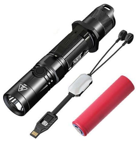 

Nitecore P12GTS Flashlight -XHP35 HD w Panasonic Battery Portable USB charger