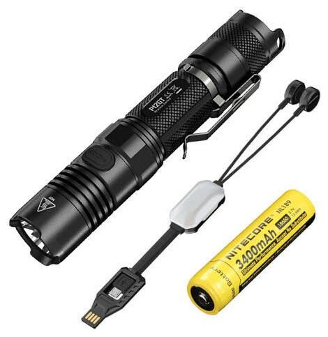 

Nitecore P12GT Flashlight 1000Lm w NL1834 Battery Portable USB charger