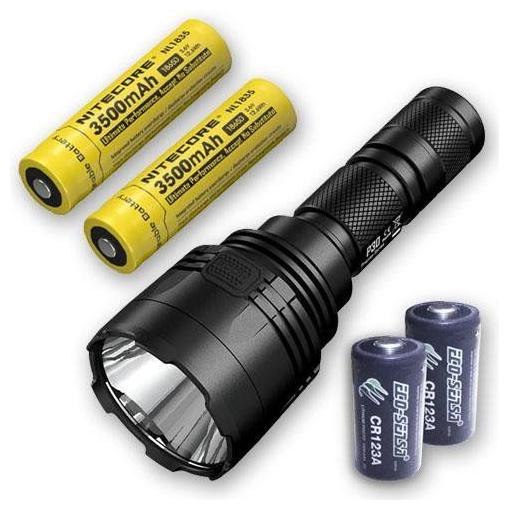 

Nitecore P30 1000Lm LED Flashlight 2x NL1835 2x CR123A Batteries