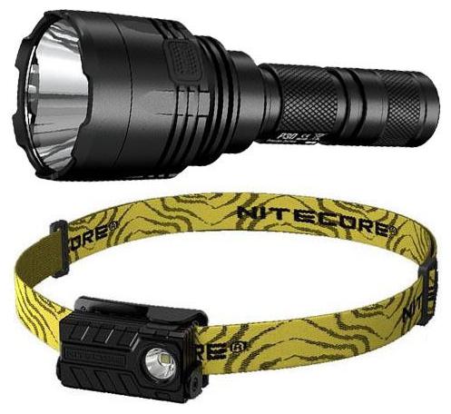 

Nitecore P30 XP-L HI V3 LED Flashlight -1000Lm NU20 Rechargeable Headlamp