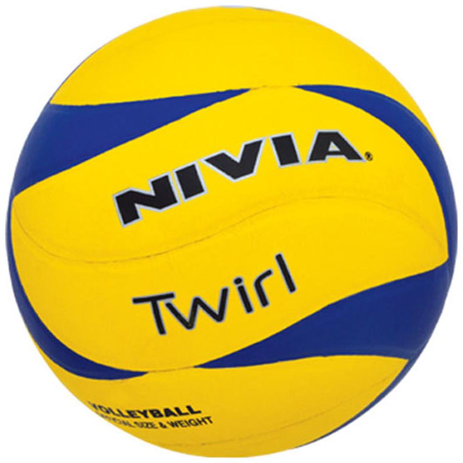 Nivia Twirl Volleyball Size 4 PU Pasted by Fair Deals