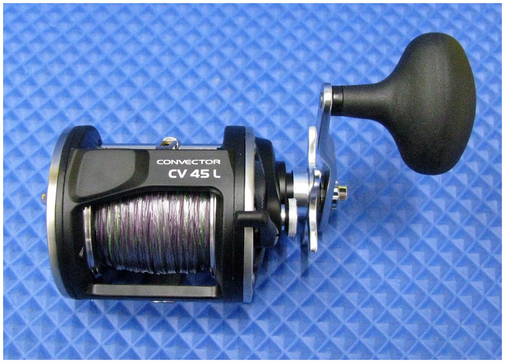 OKUMA CONVECTOR CV 45L 3BB Trolling Reel with 10 colors 27lb Lead Core Line