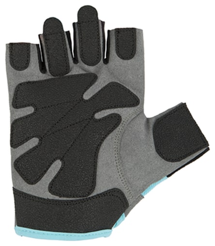 Ladies Basic Grey//Turquois ProForce Fitness Workout /& Weight Lifting Gloves