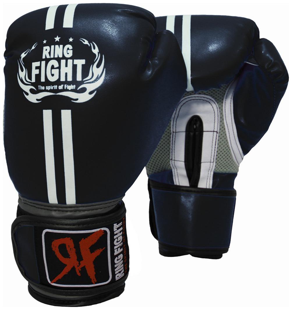 Ring Fight Pro Boxing Gloves Black by Ceela Sports