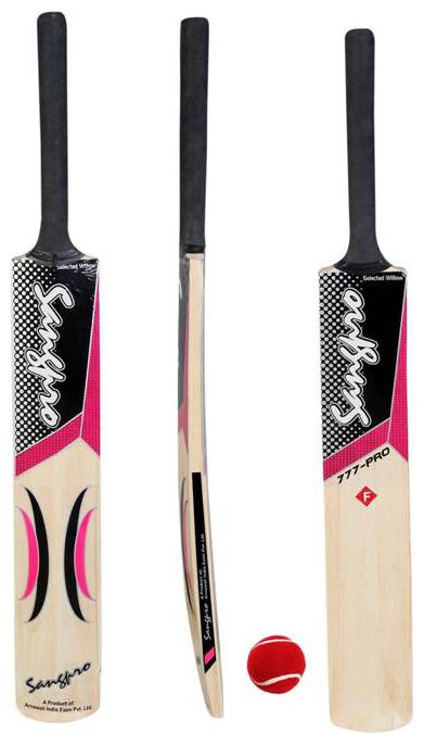 

SANGPRO - 777 Pro Cricket Bat (Full Size) Pink (Free Tennis Ball)