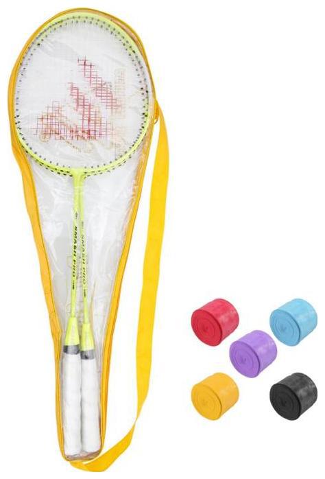 

SANGPRO - Smash Pro Badminton Racket Combo (free 05 Grips) Assorted color