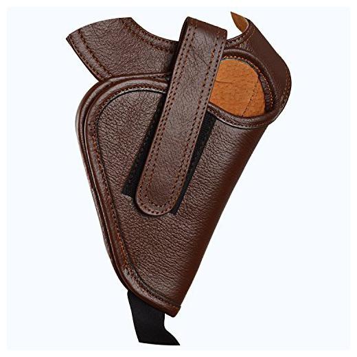 

Schieben Revolver Chest Holster Brown Pistol Gun Cover Free Size (Brown)