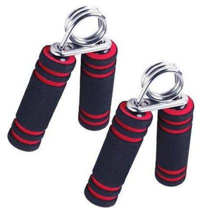 

serveuttam very Tight Highly Durable Hand Grip Fitness Grip (Red Black)