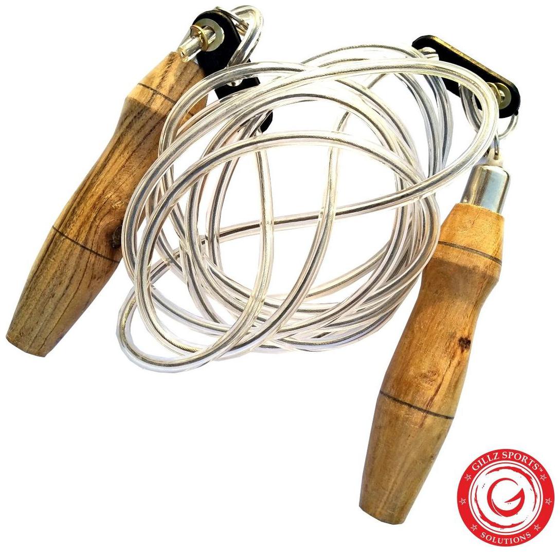 

Skipping Rope Wooden Steel Wire