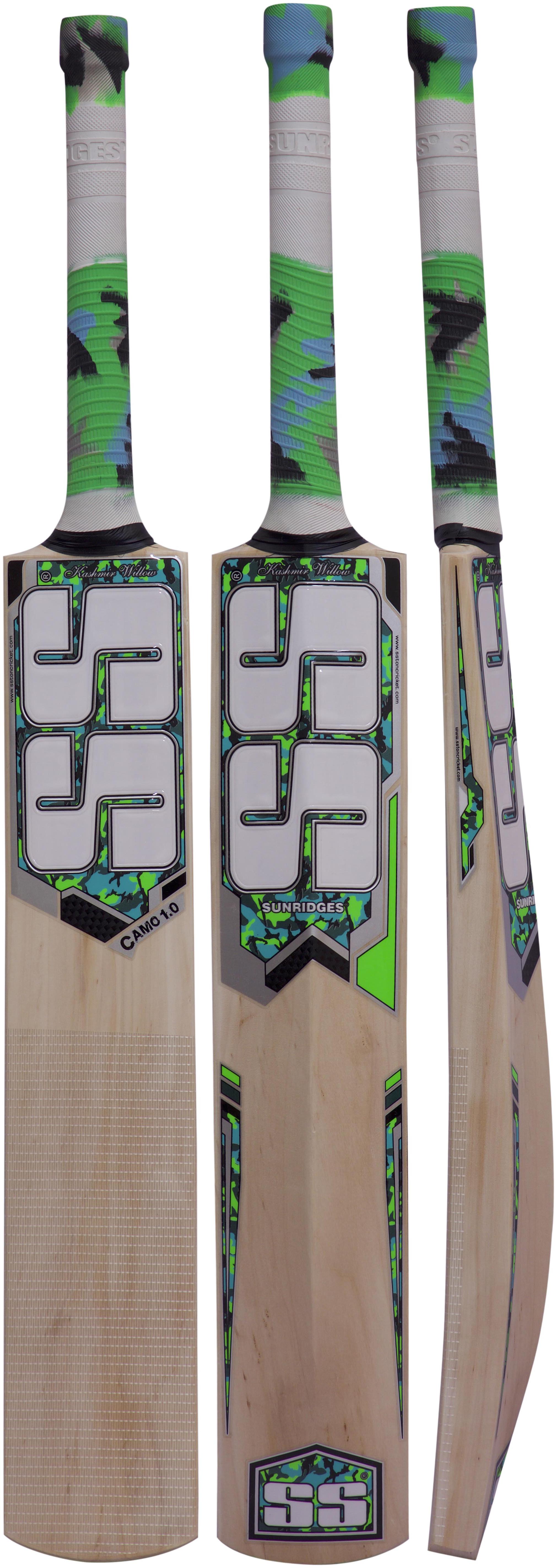 

SS CAMO 1 0 KASHMIR WILLOW CRICKET BAT (SIZE-SH)
