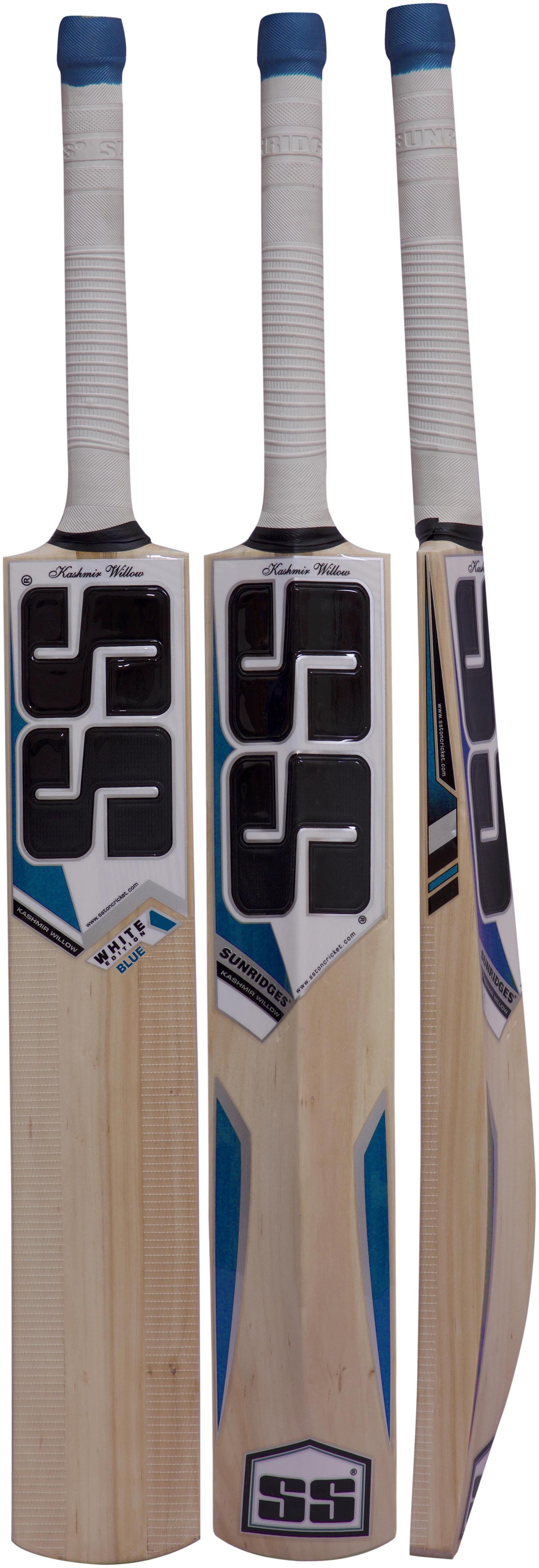 

SS WHITE EDITION BLUE KASHMIR WILLOW CRICKET BAT (SIZE -5)