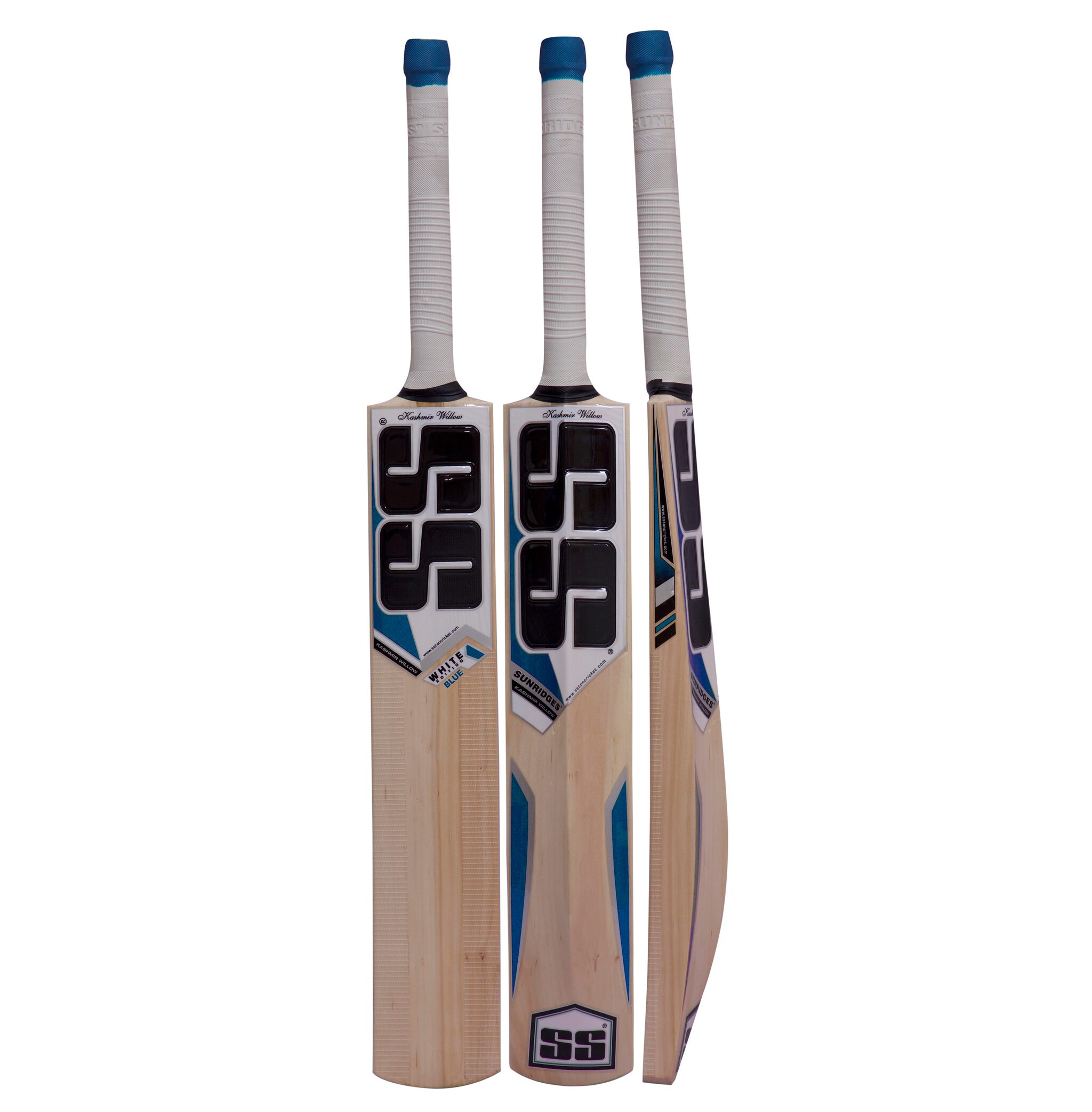

SS WHITE EDITION BLUE KASHMIR WILLOW CRICKET BAT (SIZE - 4)