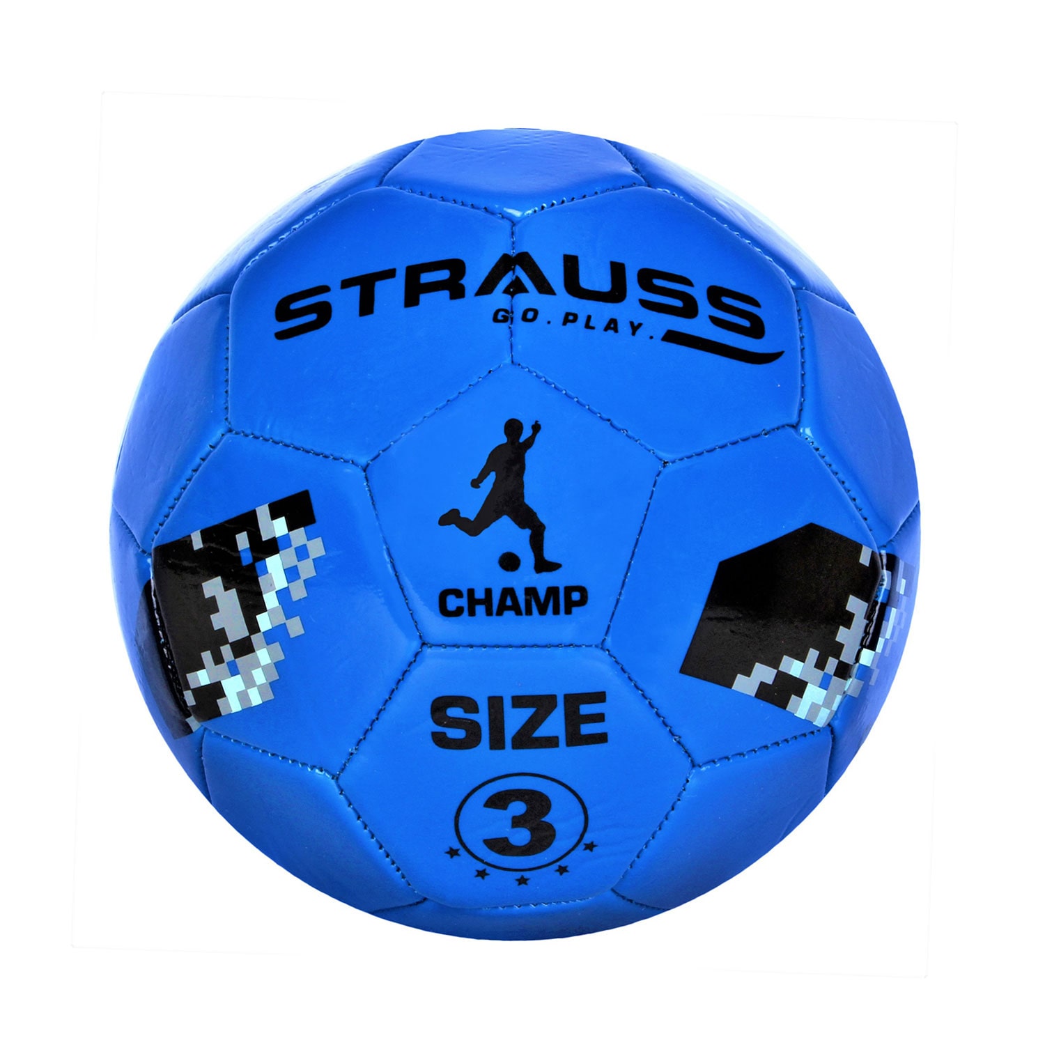 

Strauss Champ Football Size 3 Blue (for Kids)