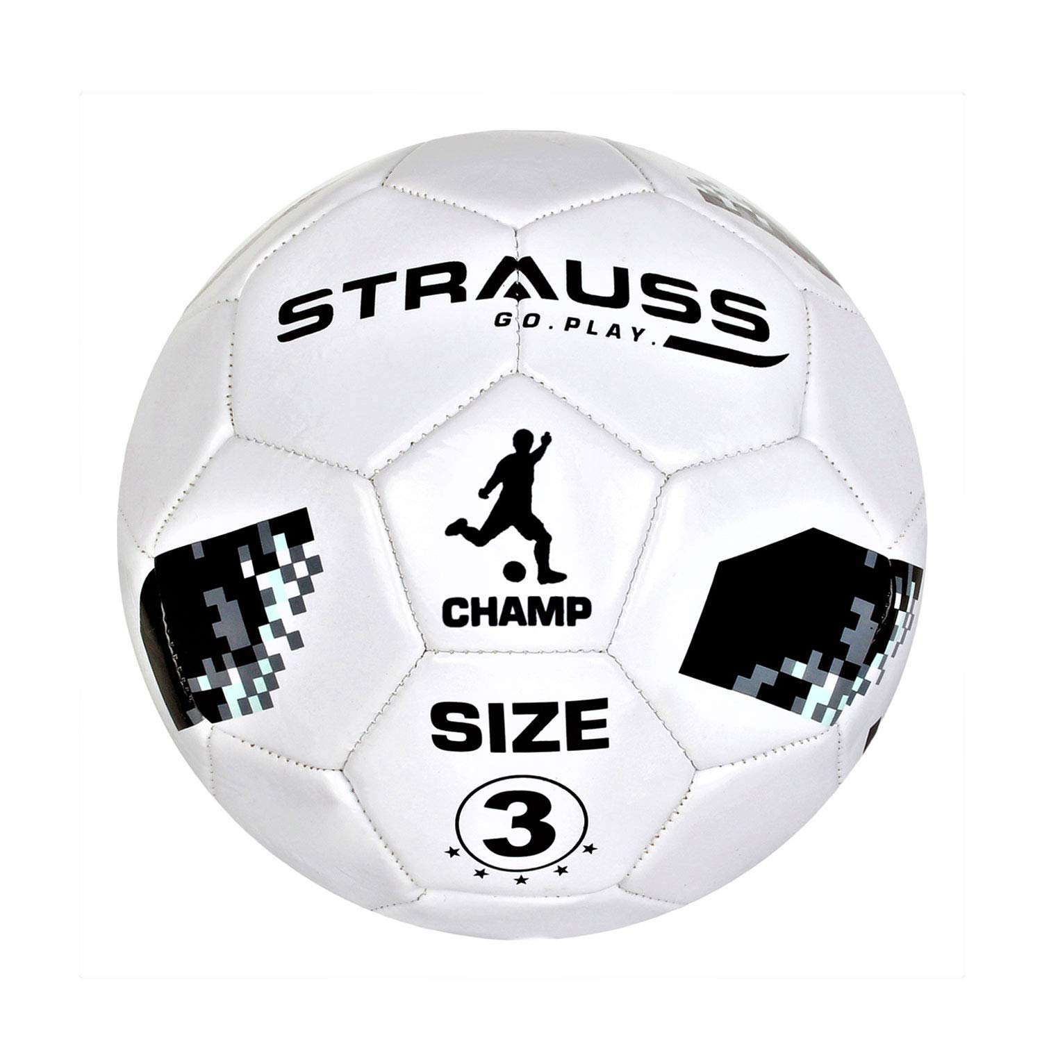 

Strauss Champ Football Size 3 White (For Kids)