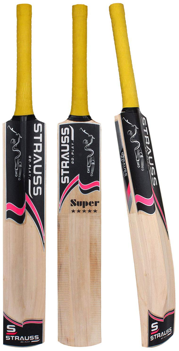 

Strauss Super Kashmir Willow Cricket Bat (For Boys)