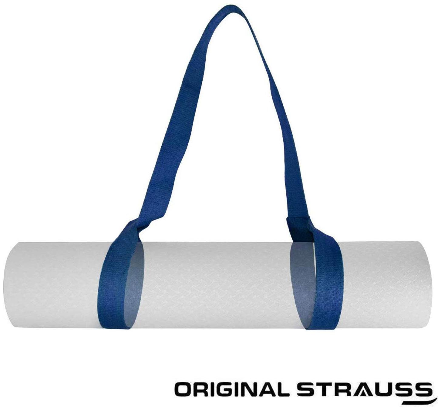 

Strauss Blue Cotton Yoga mat - 1 pc