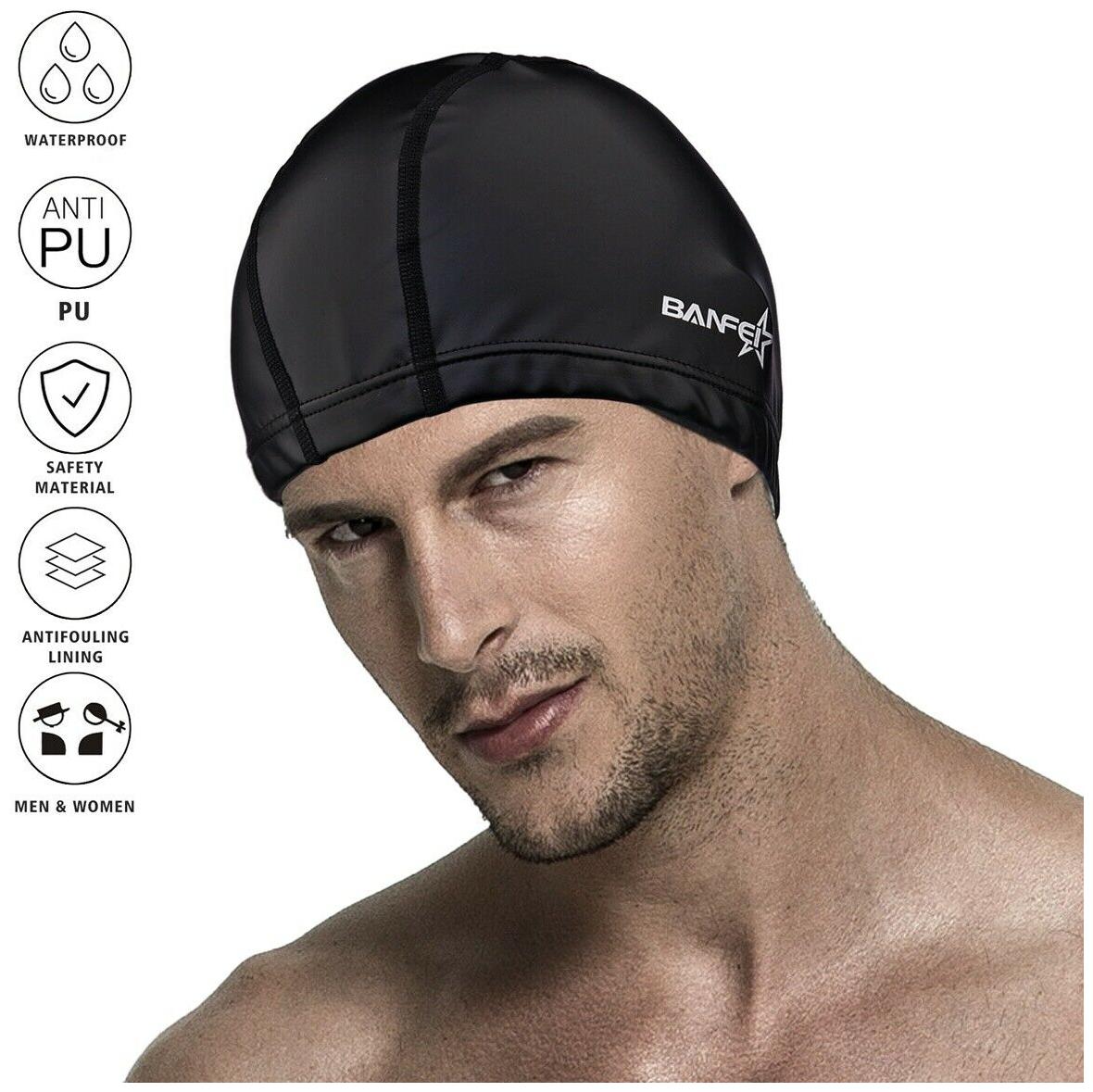Buy Swim Cap Cover Ears For Men Women Unisex Protects Long Hair