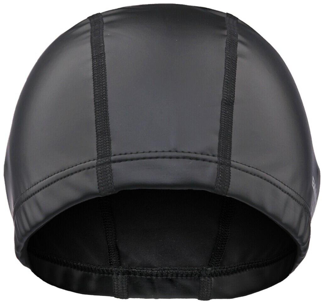 black swimming hat