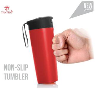 TANTRA Magic Bottle Tumbler, Suction Cup, Non-Spill Mug, Mighty Mug, Office Bottle, Gym Sports Sipper Bottle (Blue)
