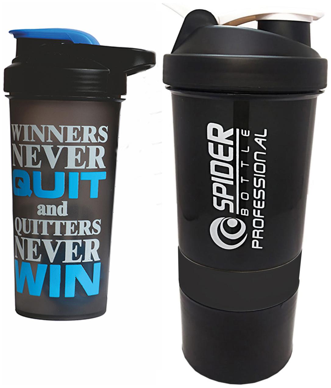 

True Indian Spider Protein Shaker Premium Quality Shaker Bottle for Gym (Pack of 2)