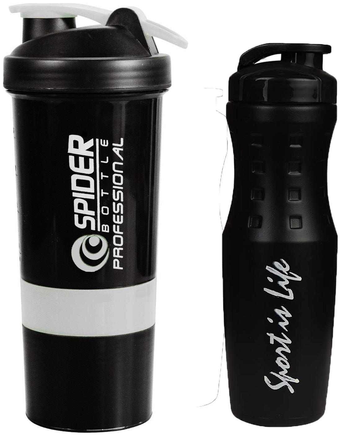 

True Indian Combo Pack Of Shaker Bottle Gym Shaker Shaker Bottle Protein Shaker Bottle Gym Bottle Water Bottle Protein Carry Bottle Sipper Bottle Protein Shaker For Gym-500 ml