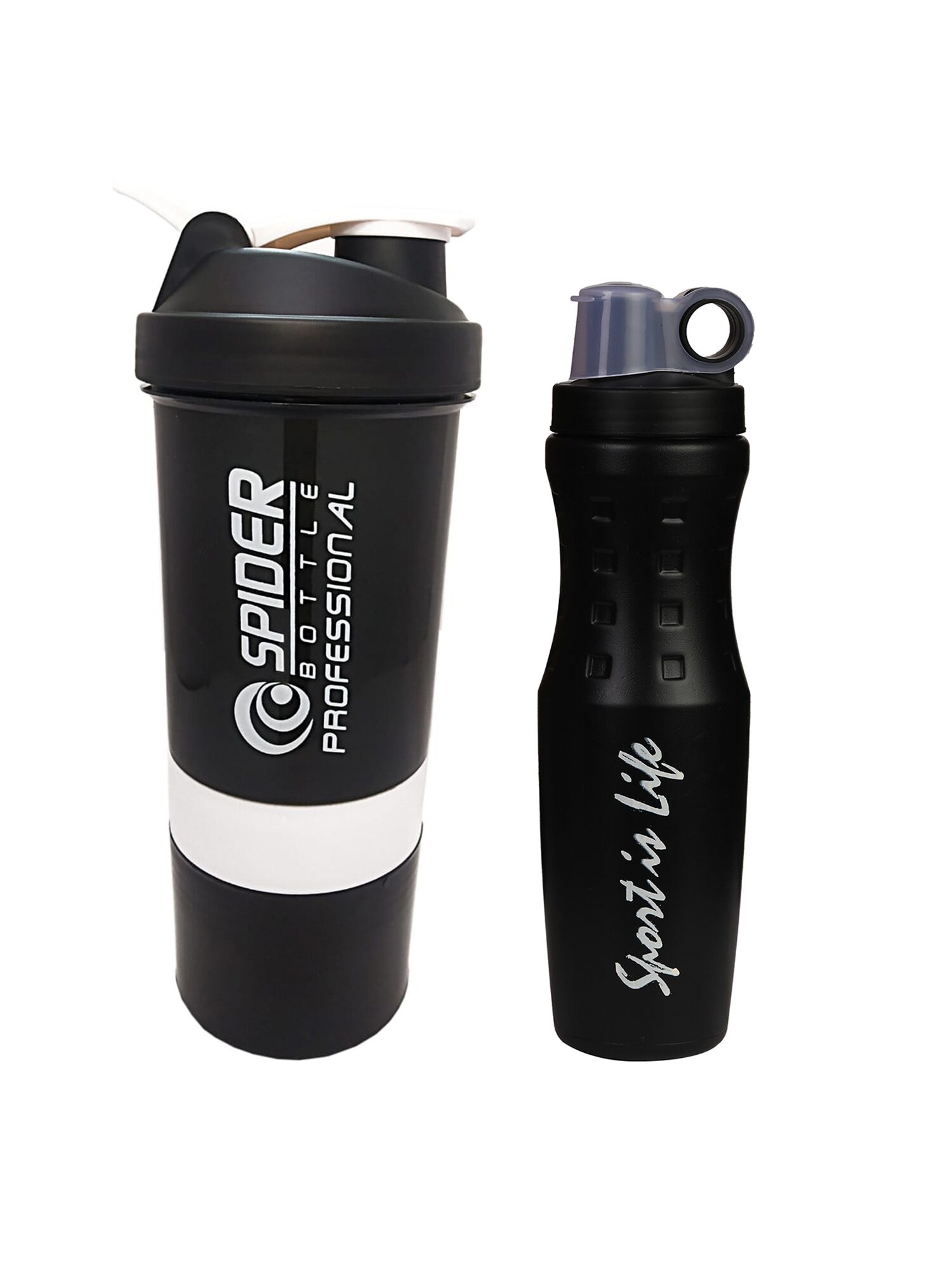 

True Indian Special Combo Pack Buy 1 get 1 Free Sport Shaker and Sipper Bottle Protein Shaker Gym and Water Bottle (Pack of 1)