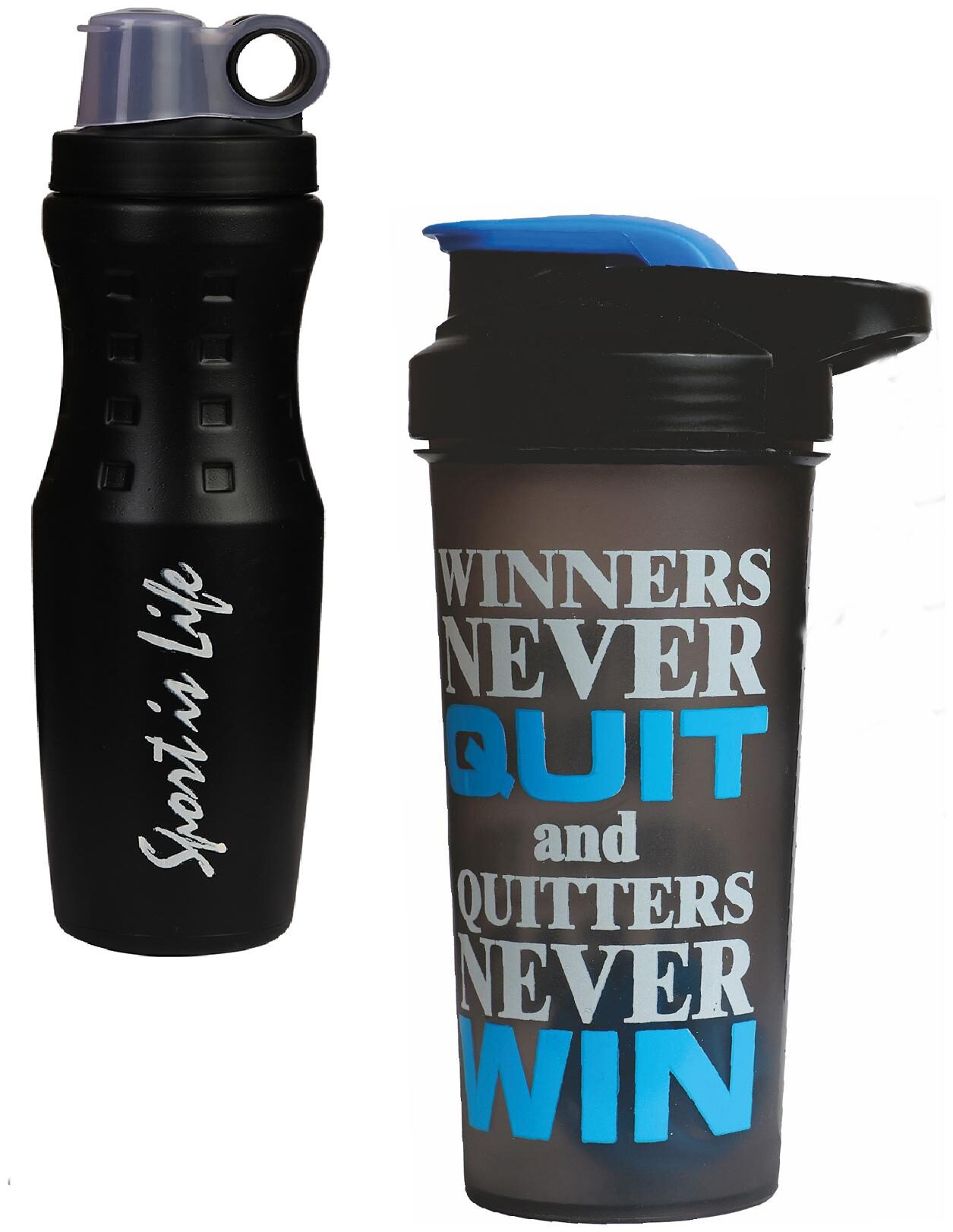 

True Indian Special Combo Pack Buy 1 get 1 Free Sport Shaker and Sipper Bottle Protein Shaker Gym and Water Bottle (Pack of 2)