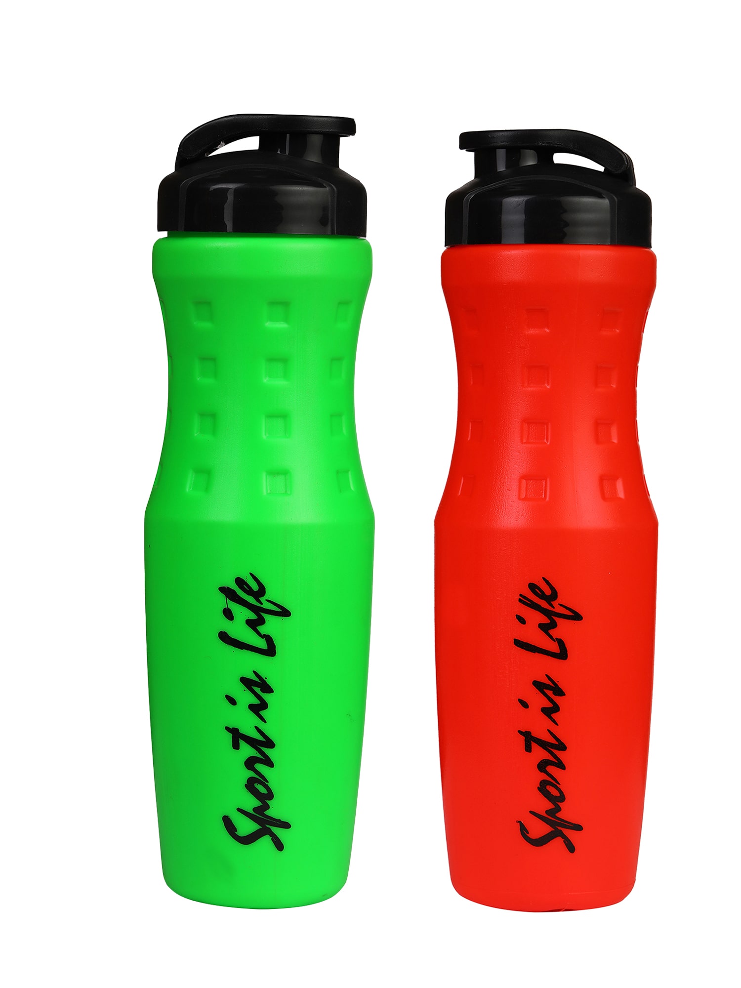 

True Indian Combo Sipper Bottle 750 ml (Pack Of 2 Green-Red)