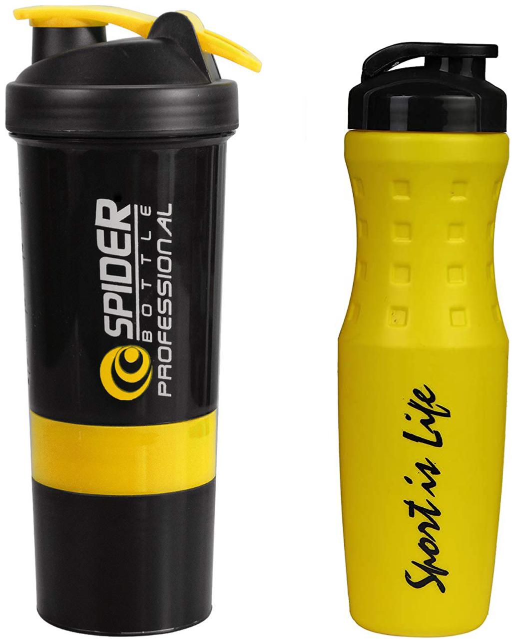 

True Indian Combo Pack Of Shaker Bottle Gym Shaker Shaker Bottle Protein Shaker Bottle Gym Bottle Water Bottle Protein Carry Bottle Sipper Bottle Protein Shaker For Gym-500 ml