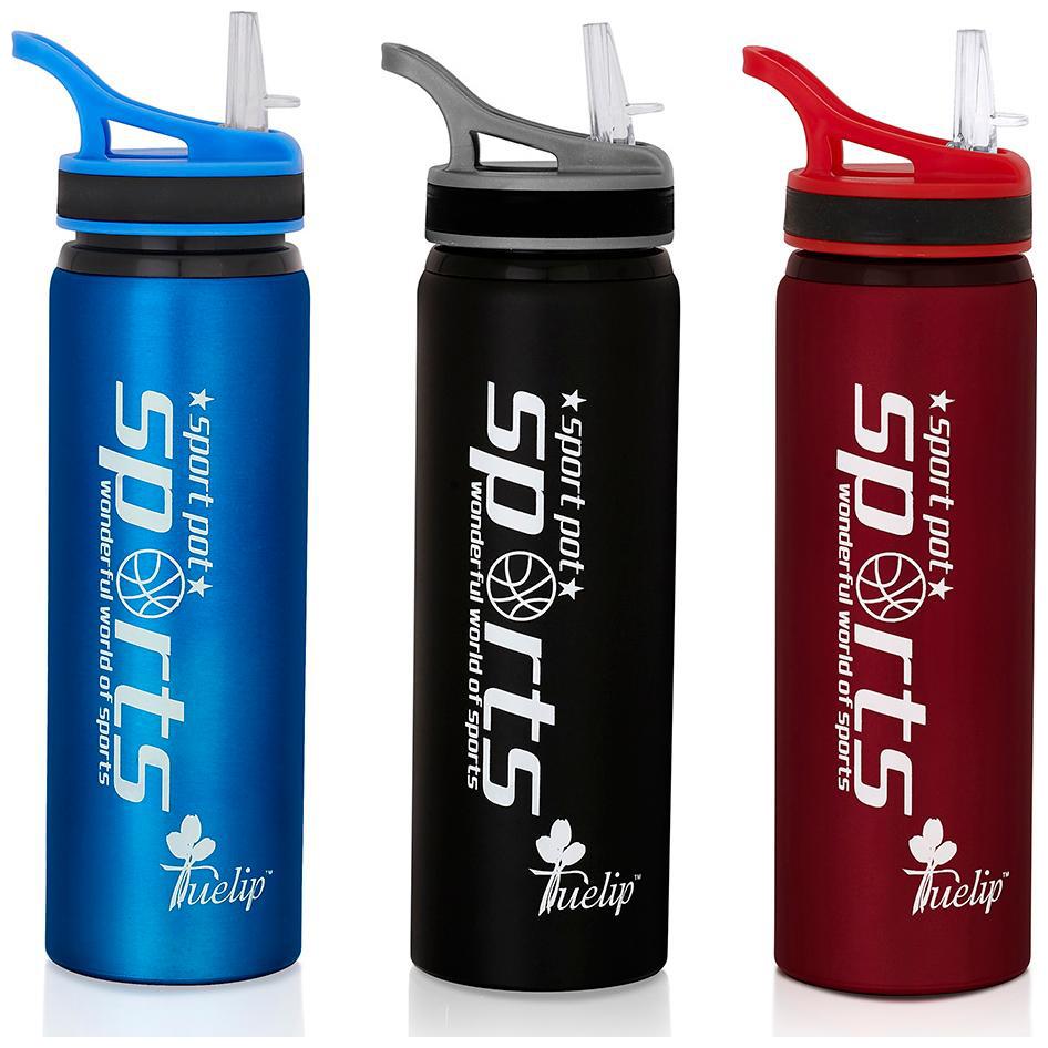 

Tuelip Combo 03 Stainless Steel Water Bottle For College School Gym Sports Water Bottle 750 ml