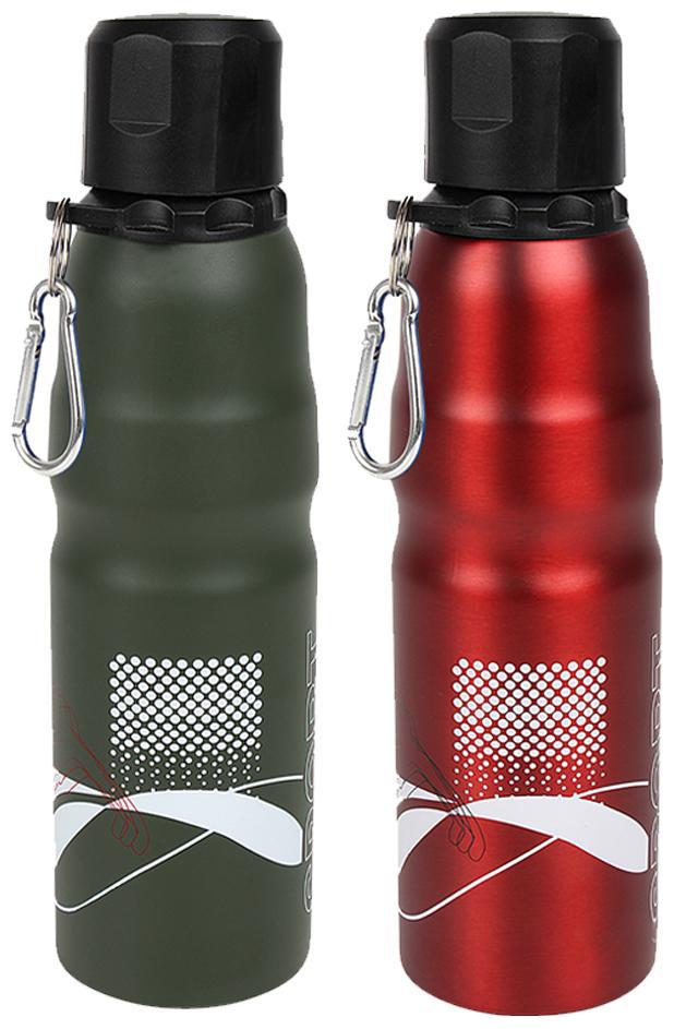 

Tuelip Set Of 2 Stainless Steel Water Bottle For College School Gym Sports Water Bottle 750 ml- (Color May Vary)