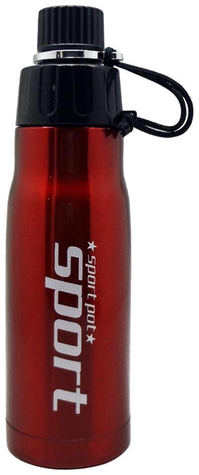 Tuelip Sporty Look For Sports Gym Bike Riding Hiking Mountain Climbing 600ml Water Bottles - Red