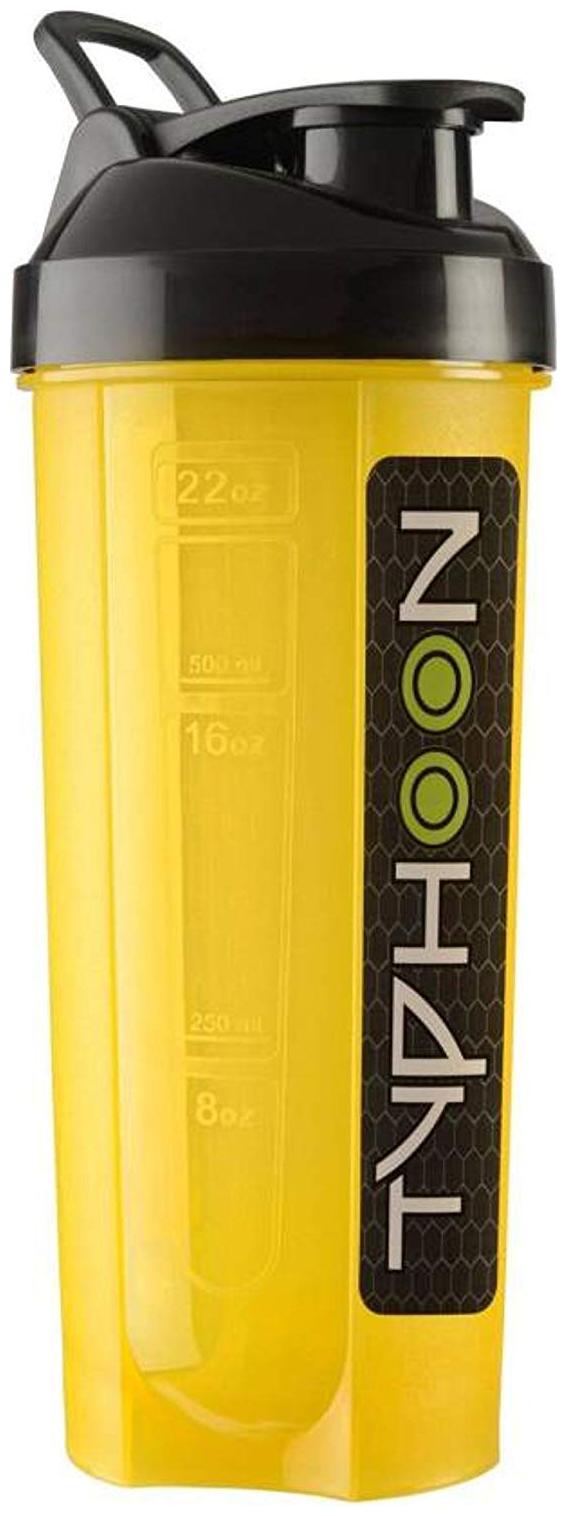 

Typhoon Gym Protein Shaker Food Grade Plastic Sports Shaker Bottle for Energy Drinks 700ml