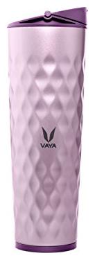 

Vaya Drynk 600 ml Stainless Steel Thermos Flask Vacuum Insulated Sipper Water Bottle (Tumbler Sipper) Purple