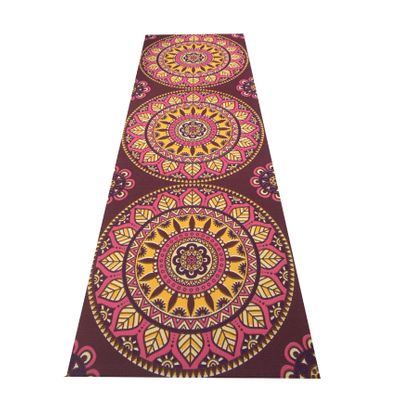 

Vritraz Printed Extra Thick 6mm 182 88 cm (72 inch)x60 96 cm (24 inch) Long Premium Eco Safe Non Slip Yoga Mat With Free Carry Bag
