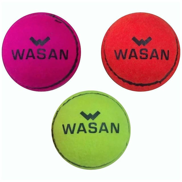 Wasan Tennis Cricket Ball, (Pack Of 3)