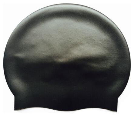 Buy Women Men Silicone Swimming Cap Solid Swim Hats Long Hair