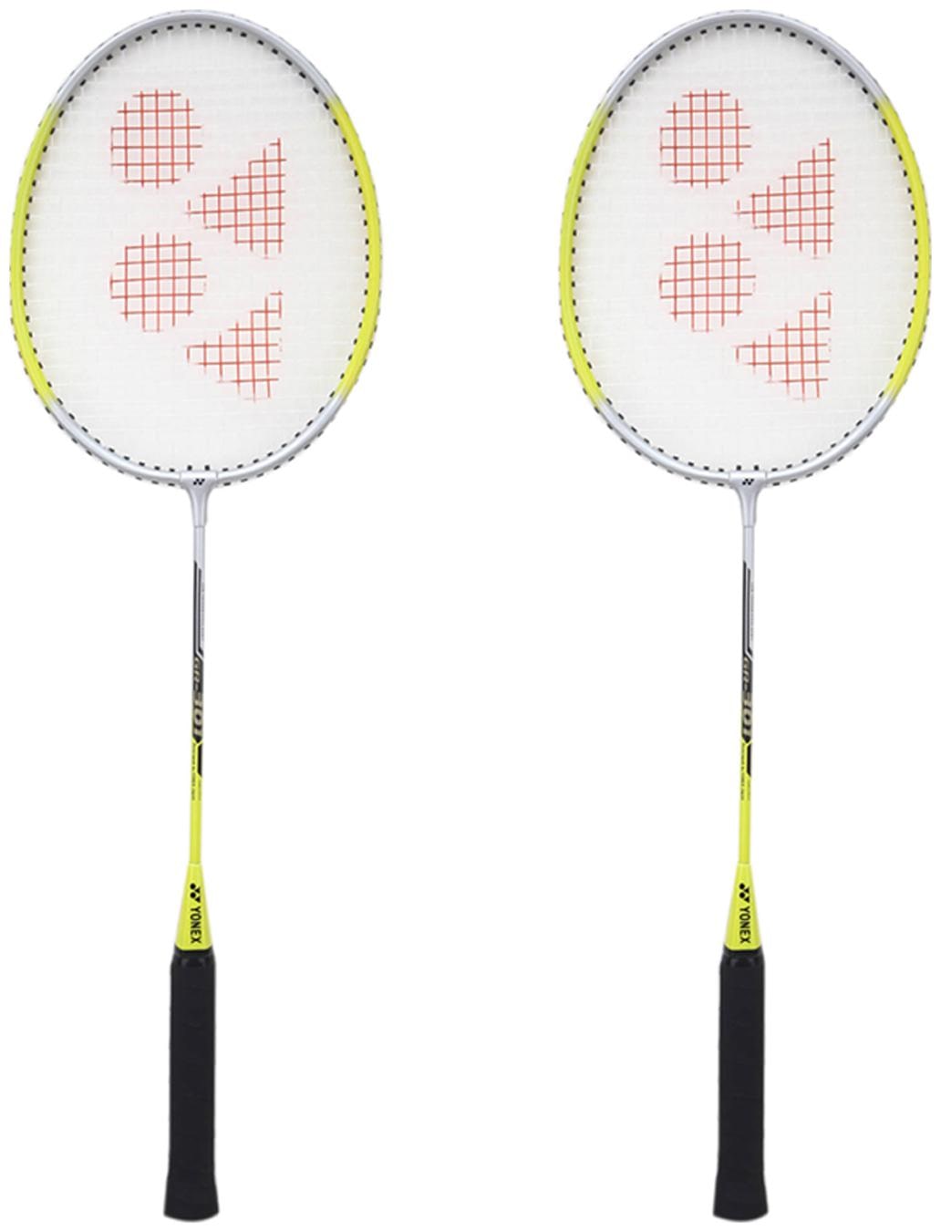 Yonex GR 301 Pack Of 2 Badminton Racquets Assorted Grip Size G4