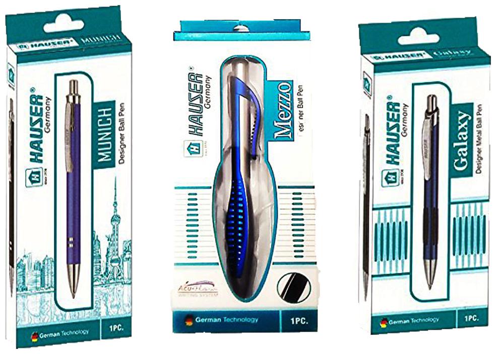 

Hauser Ball Pen ( Blue Set of 3 )