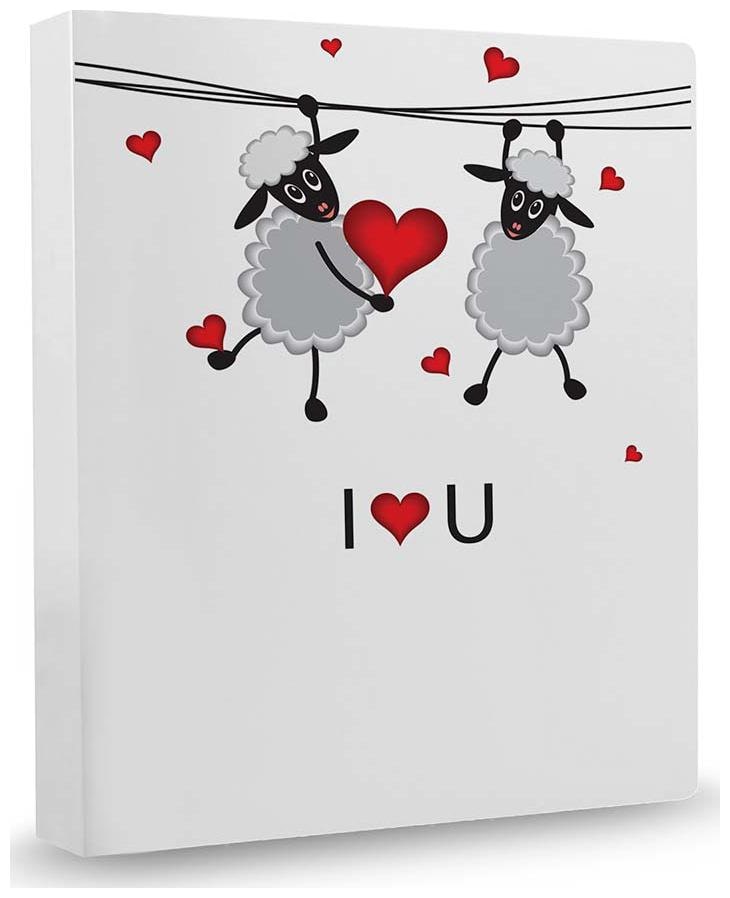 

100yellow I Love You Printed File Folder Case A4 Size File Folder Plastic File Folder File Folder Binder Ring Binder For Personal
