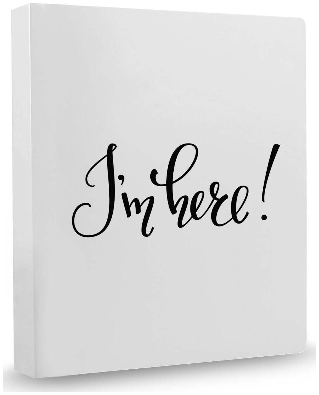 

100yellow Printed File Folder Case A4 Size File Folder Binder Ring Binder for Office
