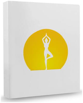 100yellow Printed File Folder Case;A4 Size;File Folder Plastic file folder file folder binder Ring Binder for Office;interview;documents;Certificate;projects;school
