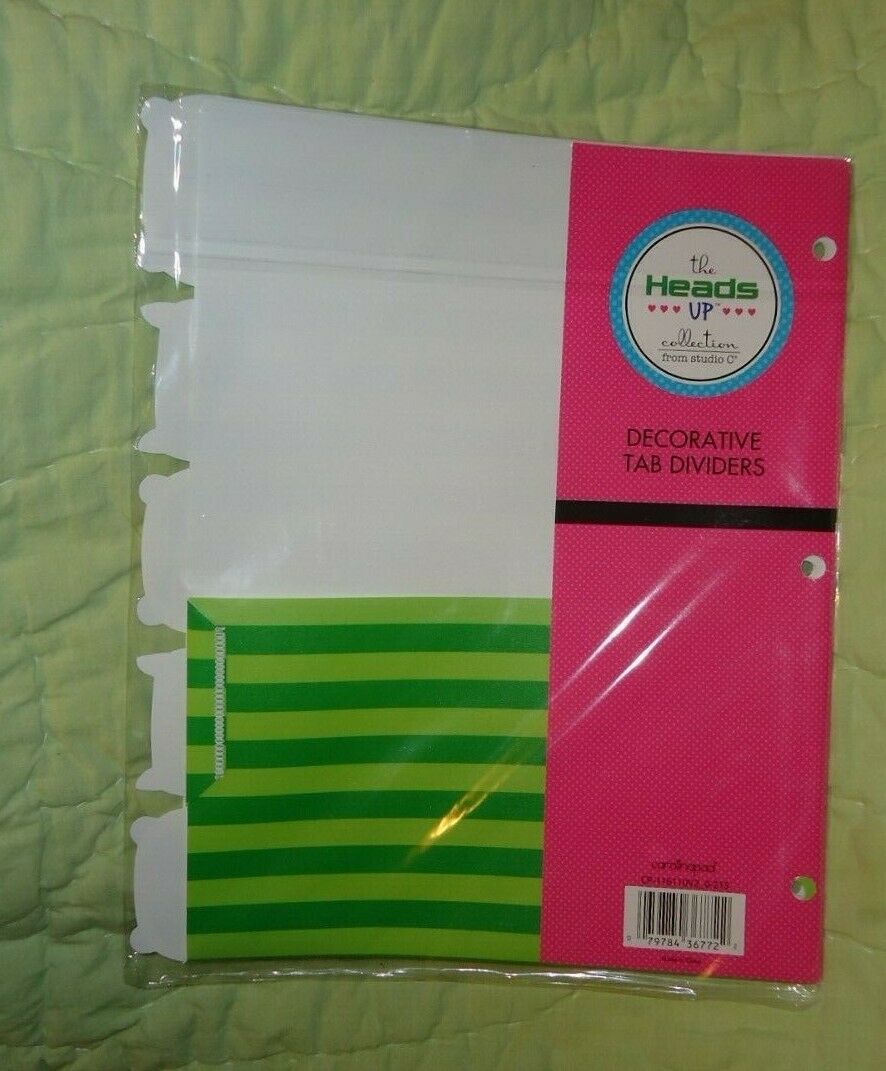 Buy 2 Packages Plastic Decorative Tab Dividers Panda Owl 5 Tabs 1