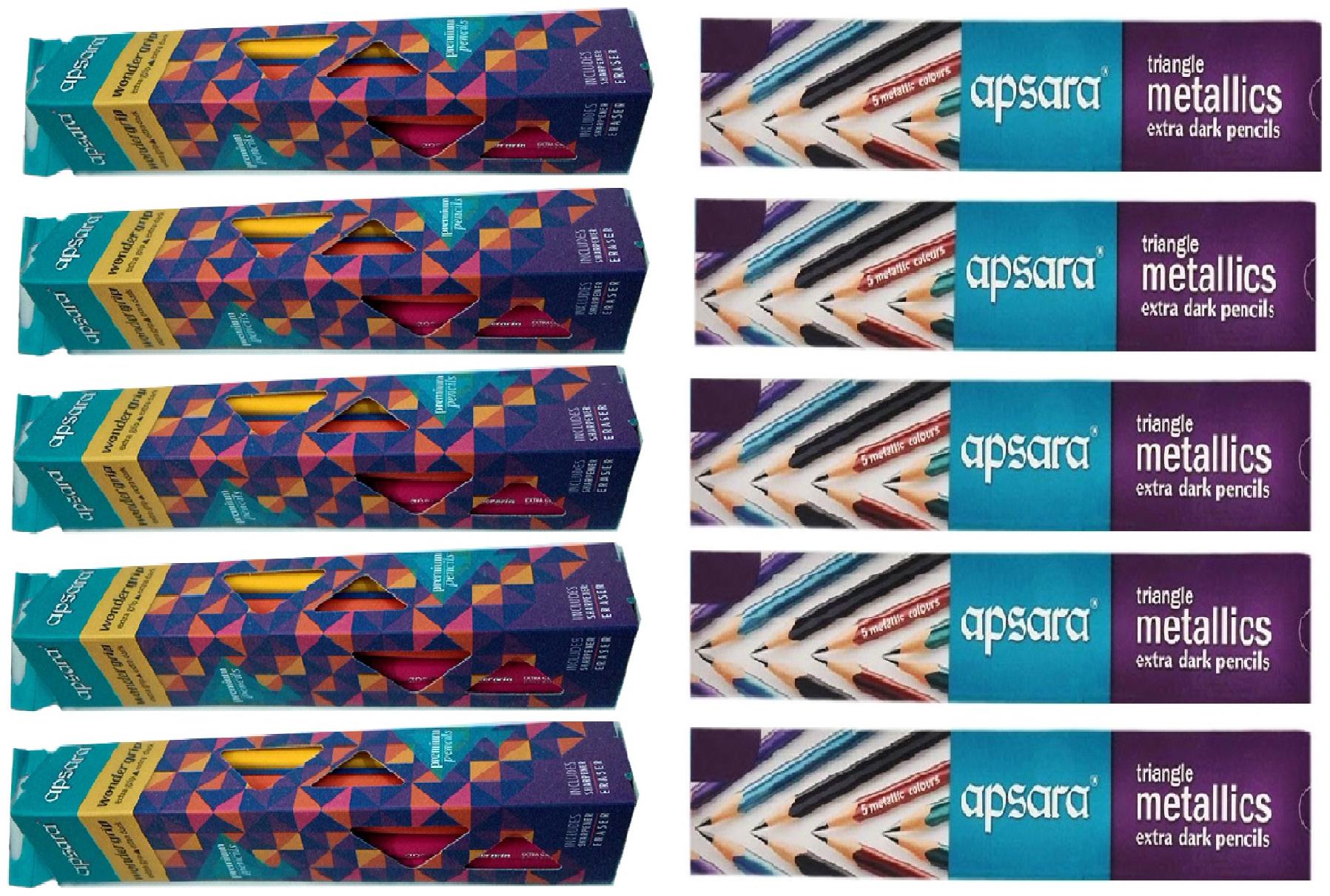 

50APSARA METALLICS PENCIL 50APSARA WONDERGRIP PENCIL